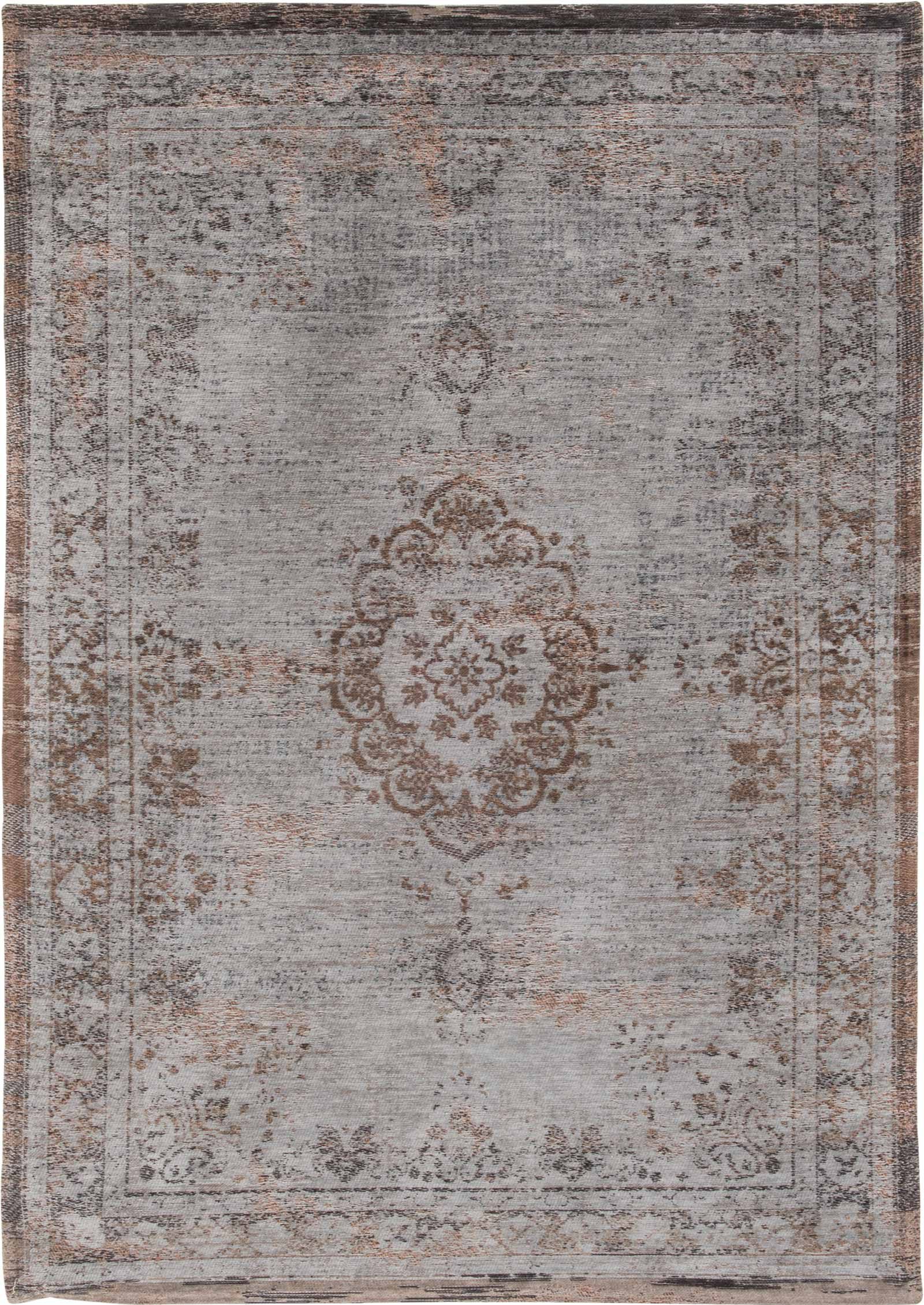 Louis De Poortere rug LX 8257 Fading World Medaillon Grey Ebony