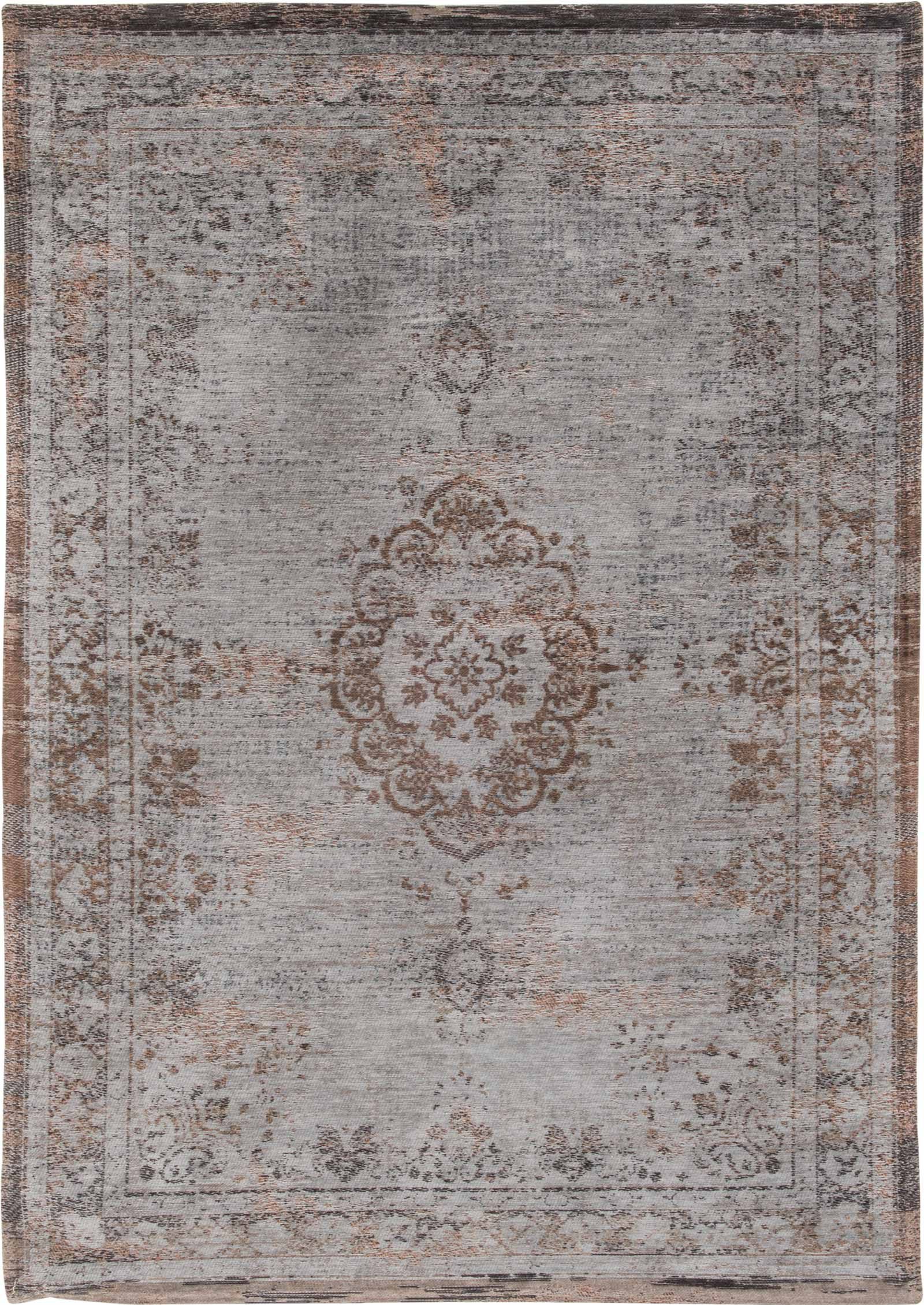 Louis De Poortere rug LX 8257 Fading World Medaillon Grey Ebony