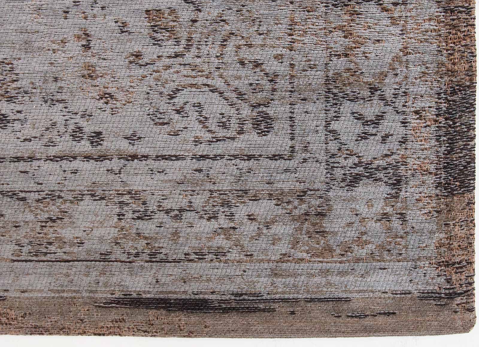 Louis De Poortere rug LX 8257 Fading World Medaillon Grey Ebony corner