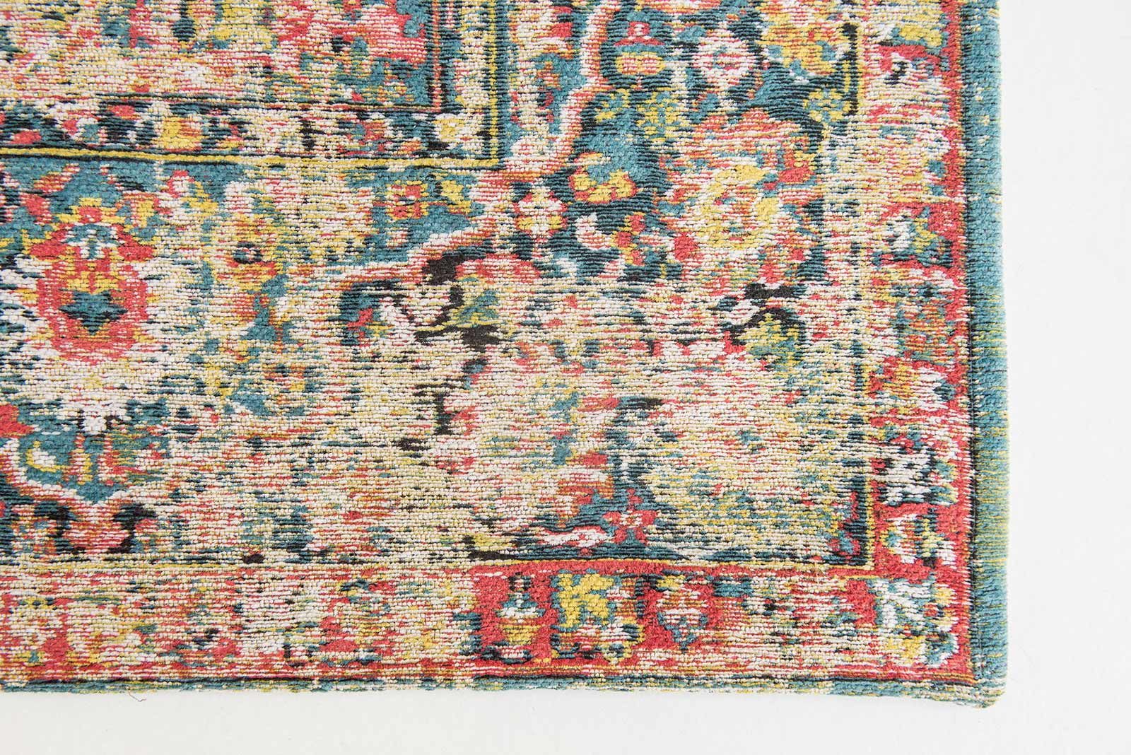 Louis De Poortere rug LX 8712 Antiquarian Antique Bakthiari Janissary Multi corner
