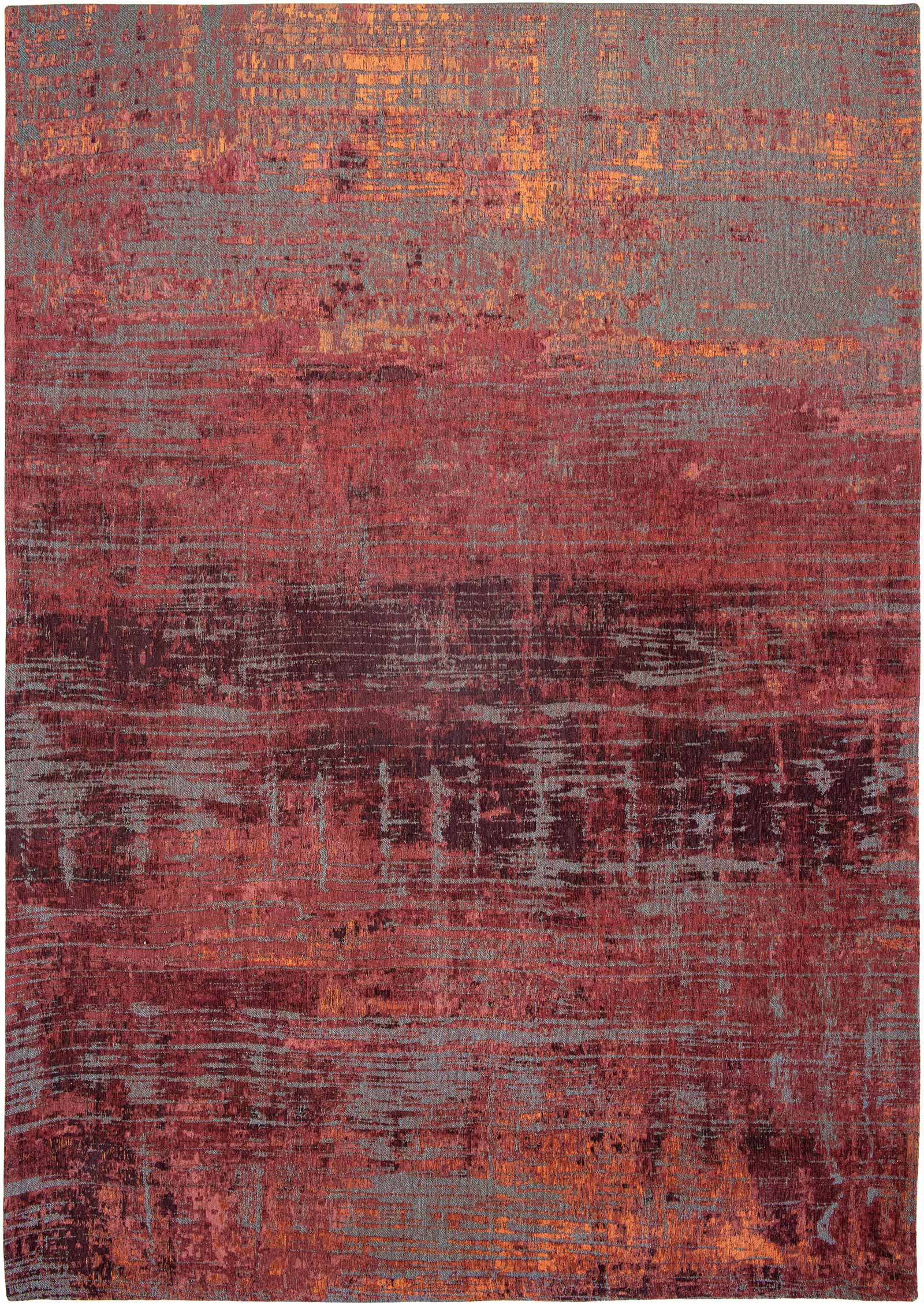 Louis De Poortere rug CA 9125 Atlantic Streaks Nassau Red