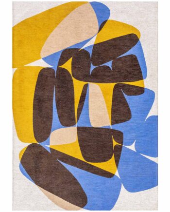 Louis De Poortere rug Gallery 2085 Stones Sunny Blue