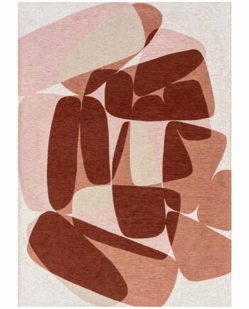 Louis De Poortere rug Gallery 2088 Stones Cherry Mocha